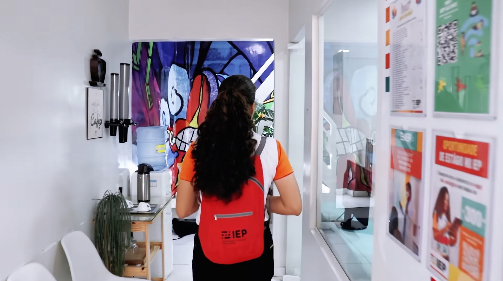 Ambiente acolhedor da unidade do IEP em Arapiraca